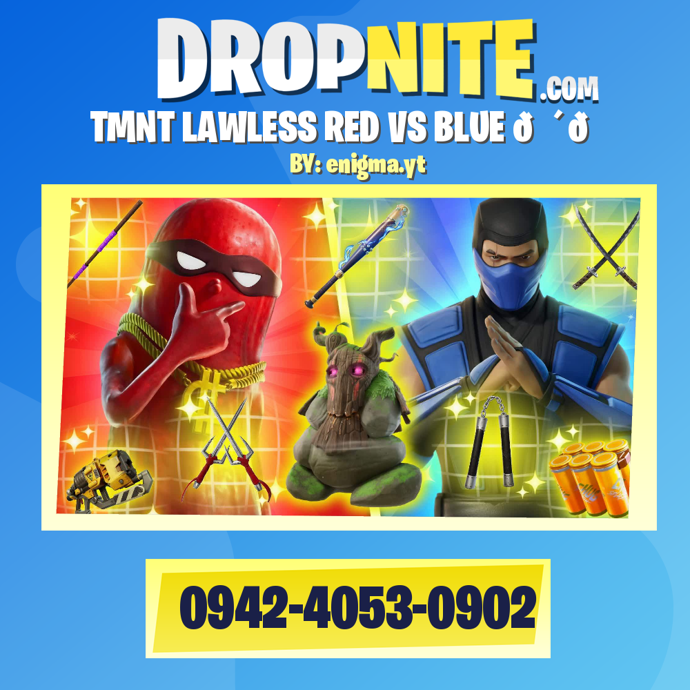 TMNT LAWLESS RED VS BLUE 🔴🔵