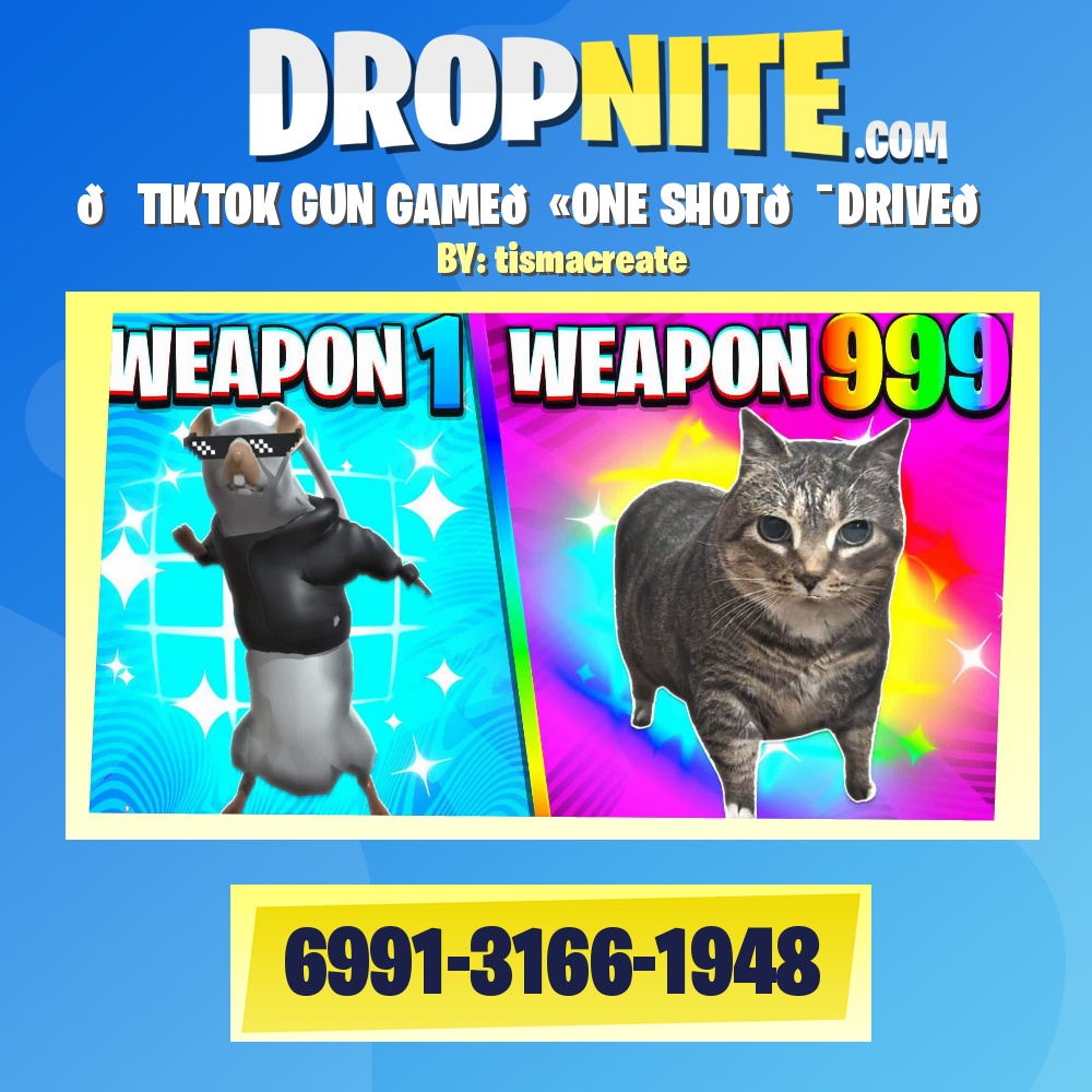 🐭TIKTOK GUN GAME🔫ONE SHOT🎯DRIVE🚗