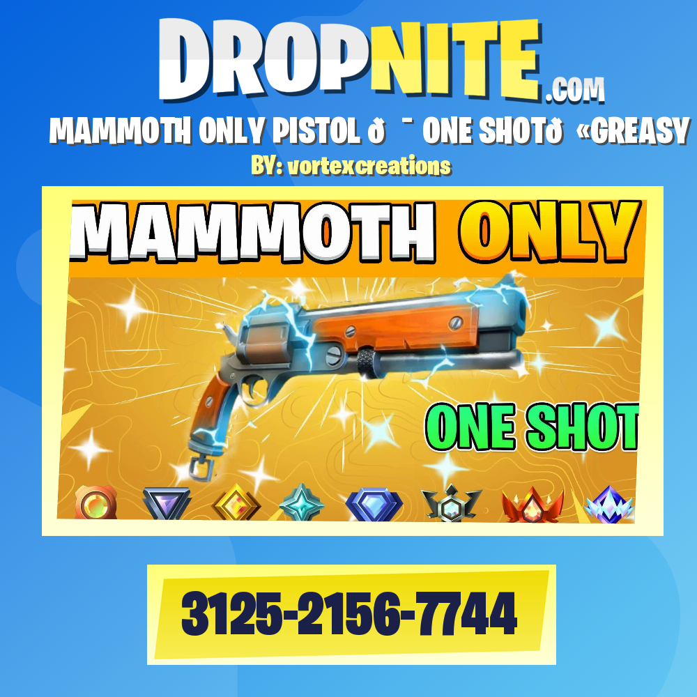 MAMMOTH ONLY PISTOL 🎯 ONE SHOT🔫GREASY