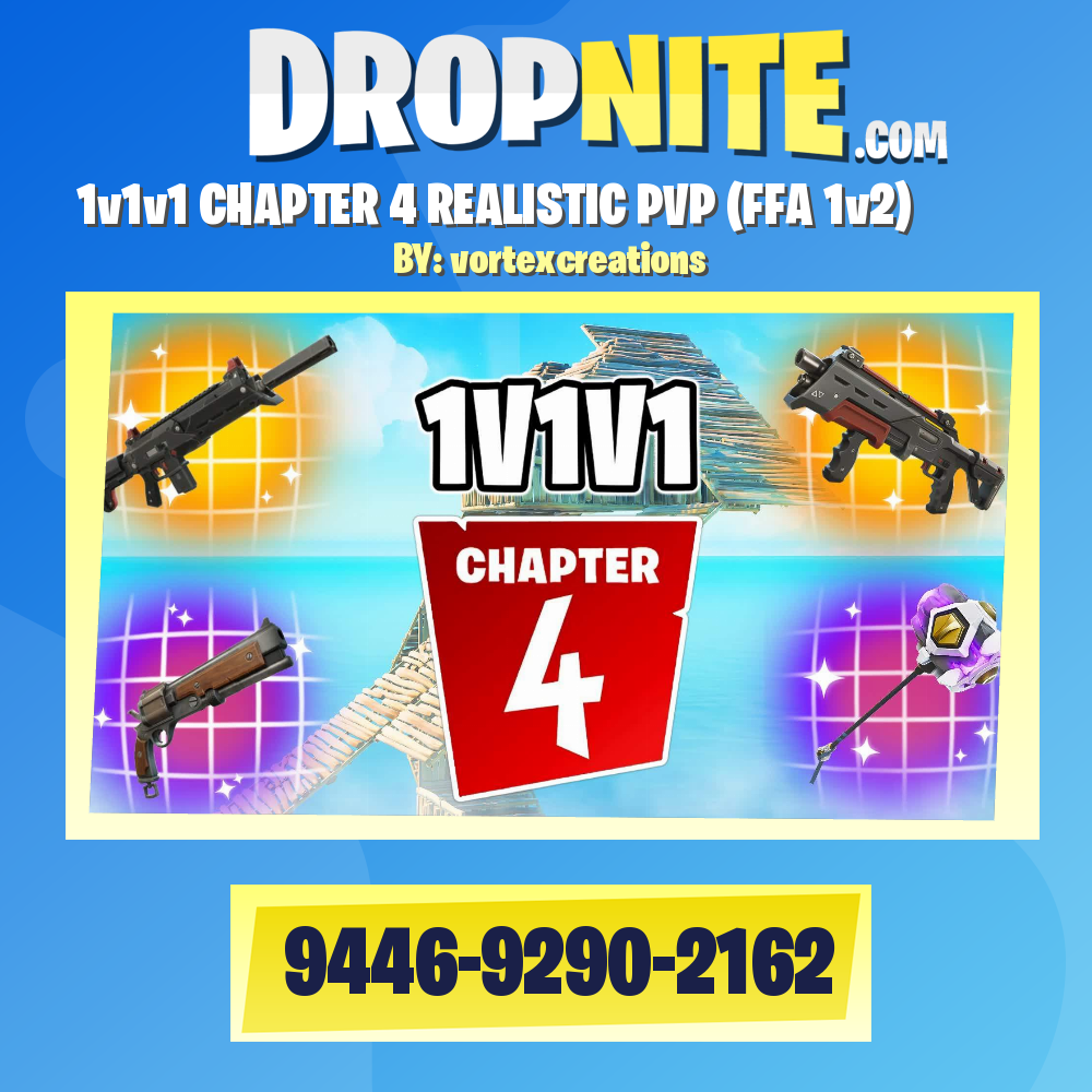 1v1v1 CHAPTER 4 REALISTIC PVP (FFA 1v2)⭐