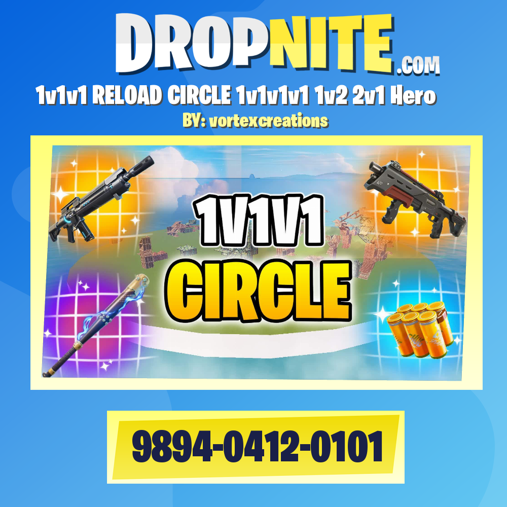 1v1v1 RELOAD⭕CIRCLE 1v1v1v1 1v2 2v1 Hero