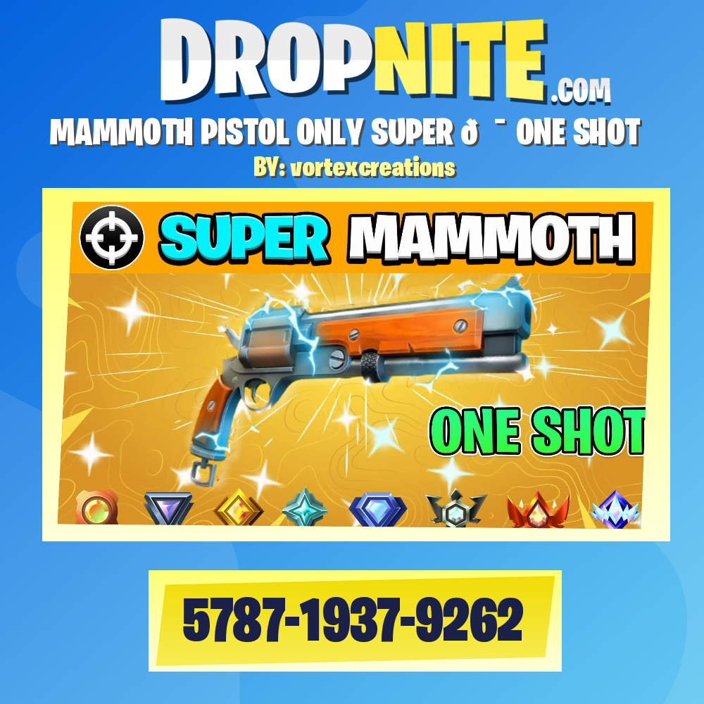 MAMMOTH PISTOL ONLY SUPER 🎯 ONE SHOT