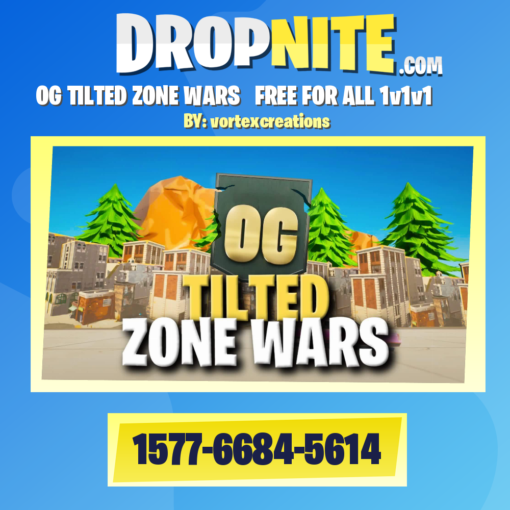 OG TILTED ZONE WARS ⭐ FREE FOR ALL 1v1v1