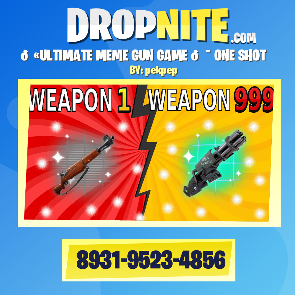 🔫ULTIMATE MEME GUN GAME 🎯 ONE SHOT