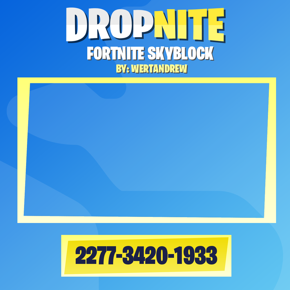 FORTNITE SKYBLOCK