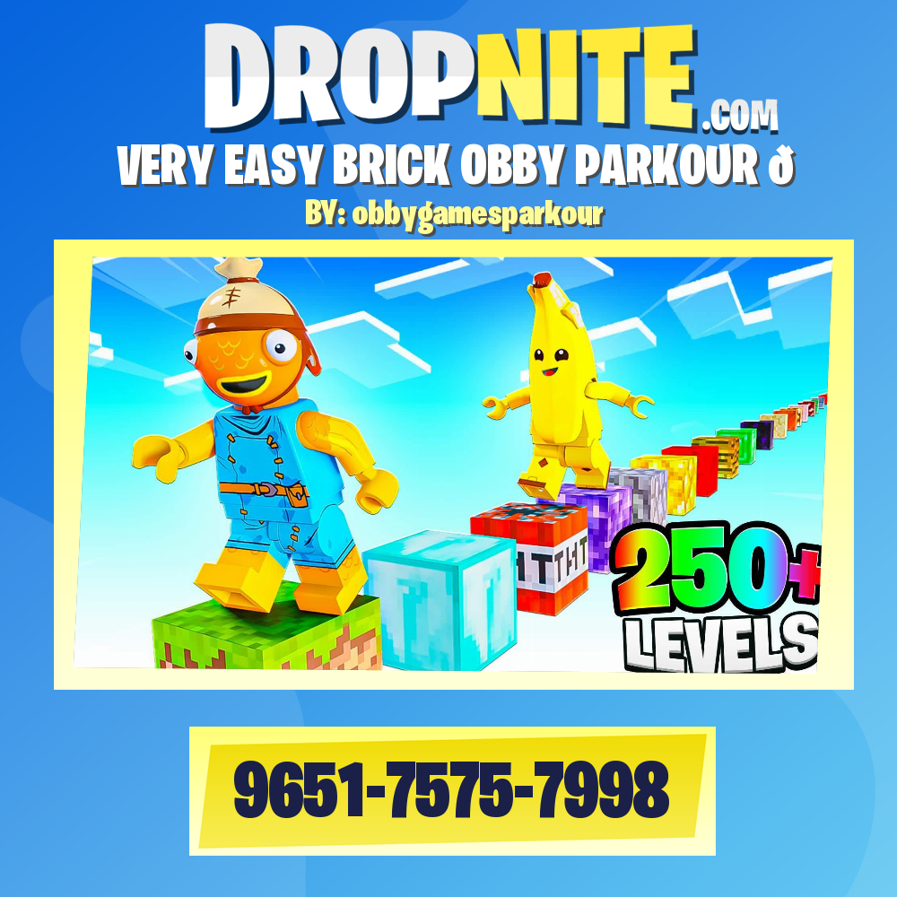 VERY EASY BRICK OBBY PARKOUR 🌈