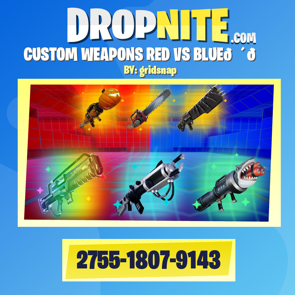 CUSTOM WEAPONS RED VS BLUE🔴🔵