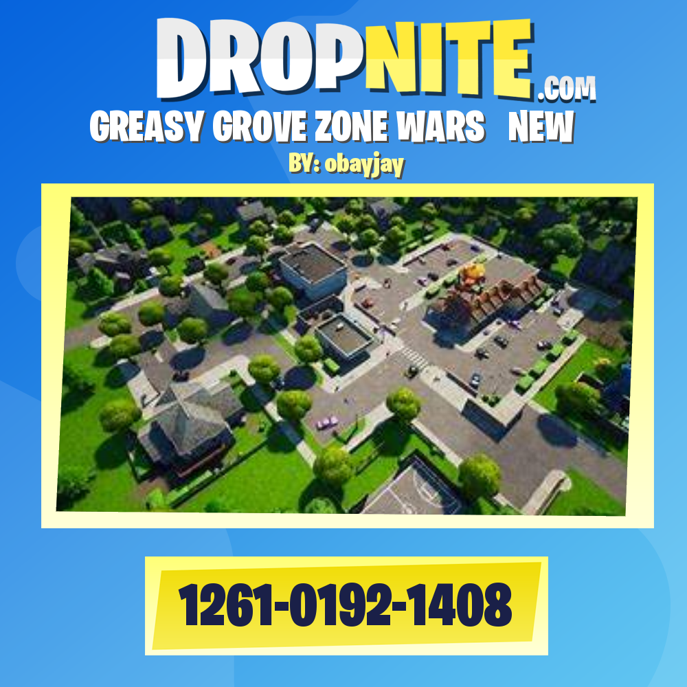 GREASY GROVE ZONE WARS ⭐️NEW