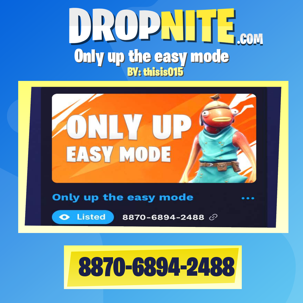 Only up the easy mode