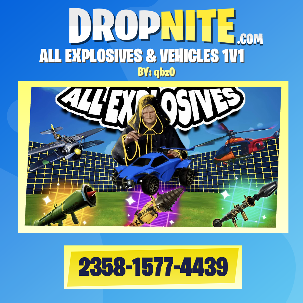 ALL EXPLOSIVES & VEHICLES 1V1