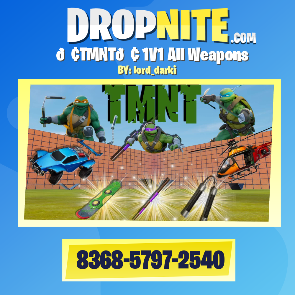 🐢TMNT🐢 1V1 All Weapons