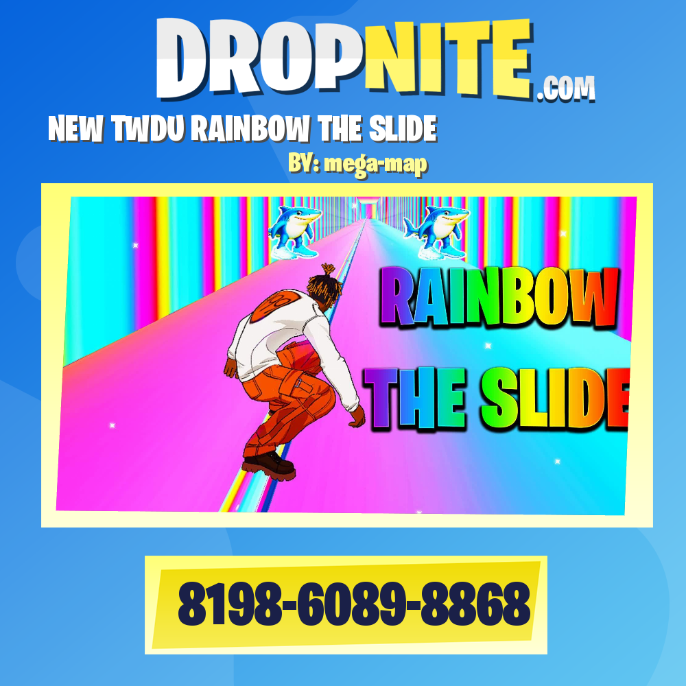 NEW TWDU RAINBOW THE SLIDE الانزلاق