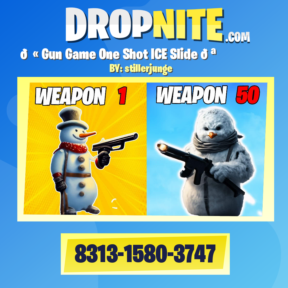 🔫 Gun Game One Shot ICE Slide 🪙