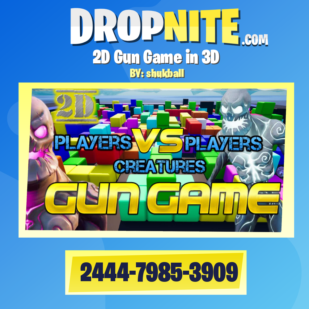 2D Gun Game in 3D