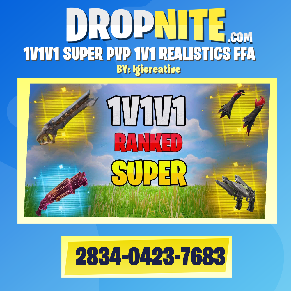 1V1V1 SUPER PVP 1V1 REALISTICS FFA