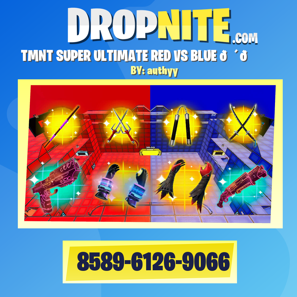 TMNT SUPER ULTIMATE RED VS BLUE 🔴🔵