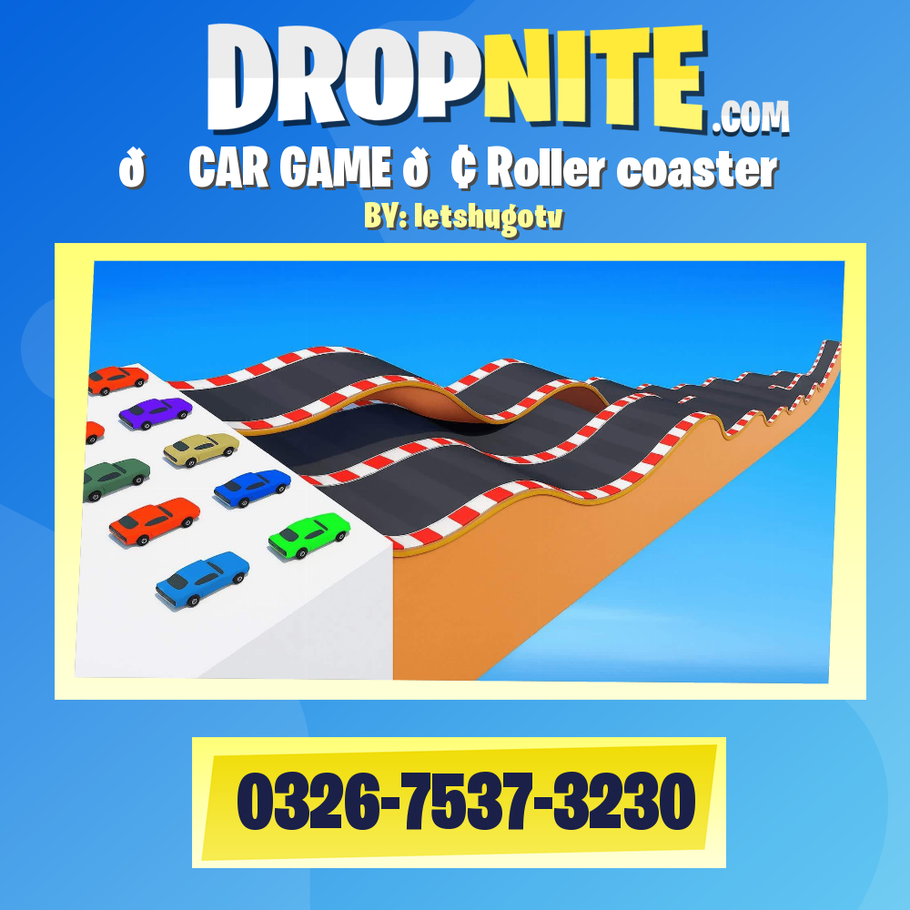 🚗 CAR GAME 🎢 Roller coaster