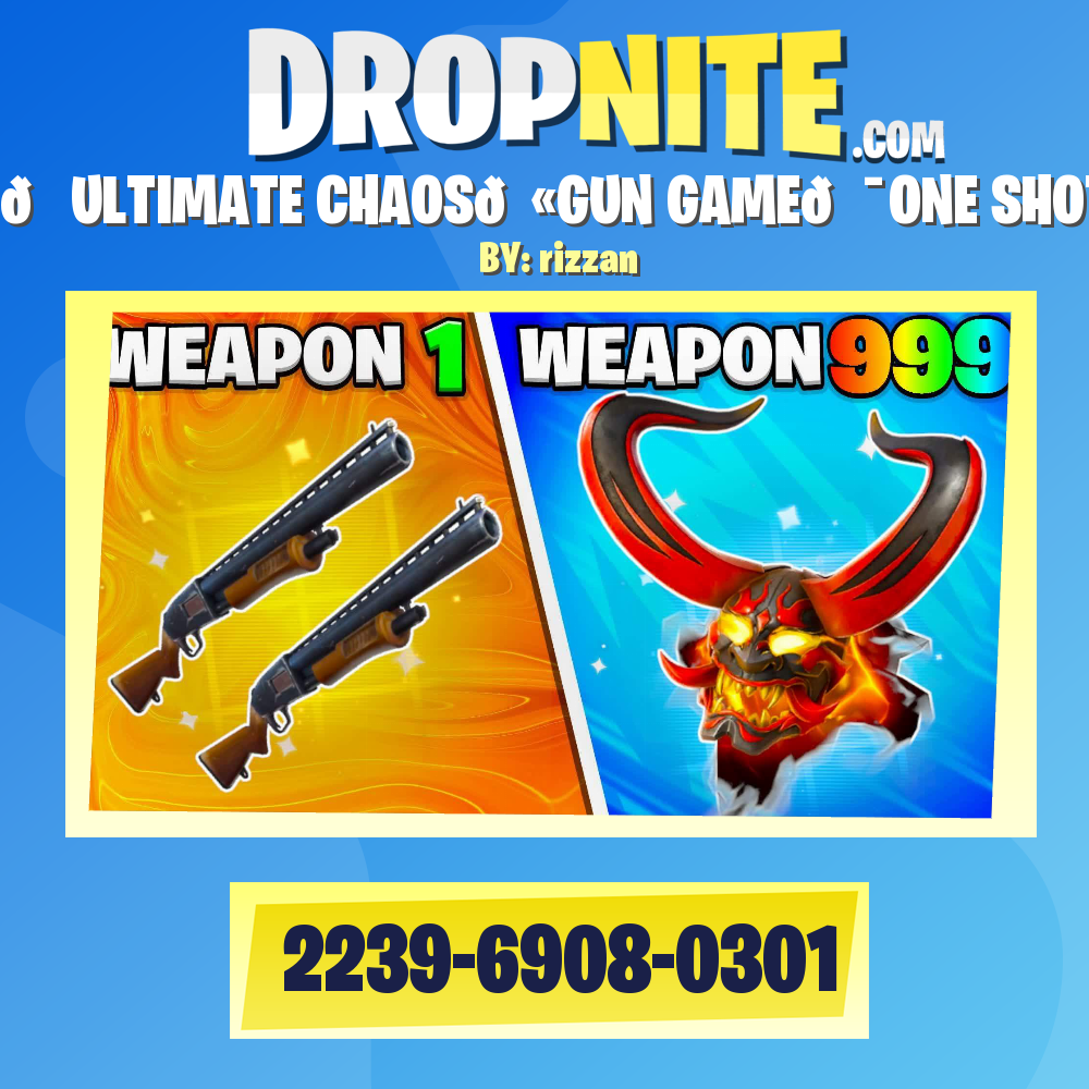 🌟ULTIMATE CHAOS🔫GUN GAME🎯ONE SHOT⭐️