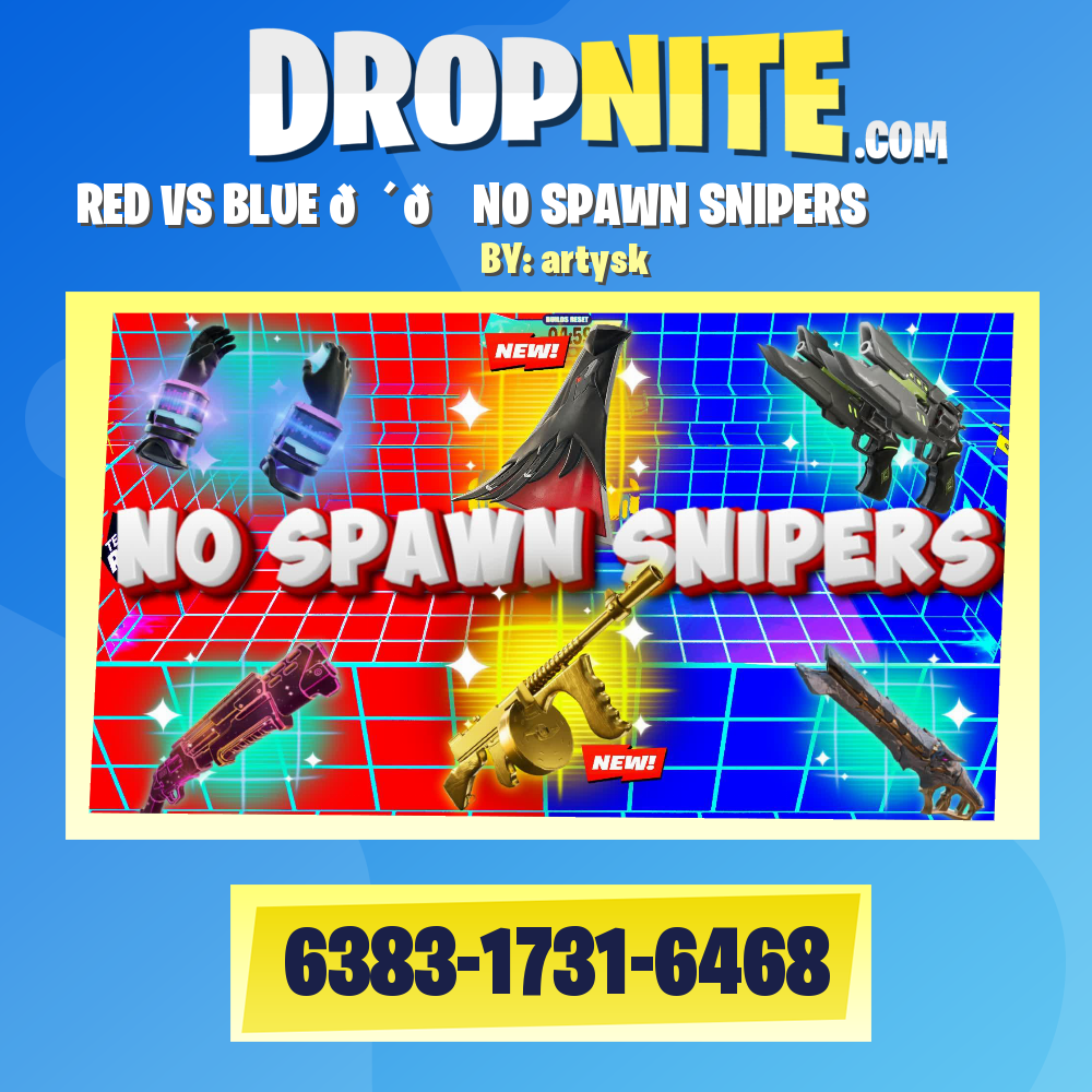 RED VS BLUE 🔴🔵 NO SPAWN SNIPERS