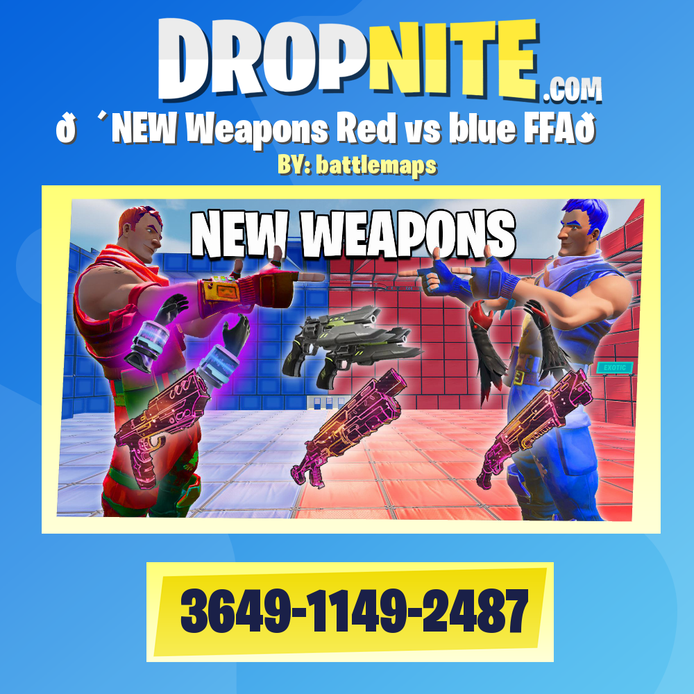 🔴NEW Weapons Red vs blue FFA🔵