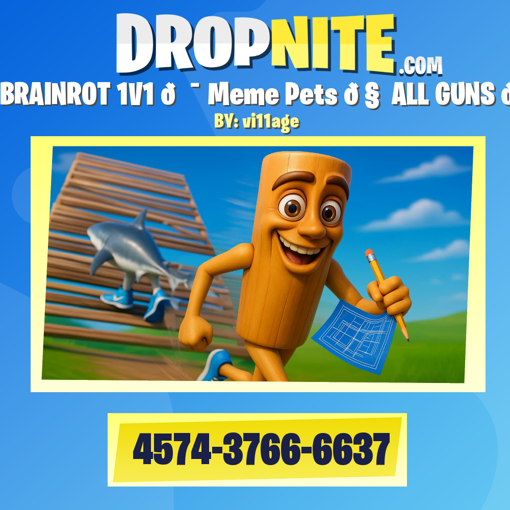 BRAINROT 1V1 🎯 Meme Pets 🧠 ALL GUNS 🔫