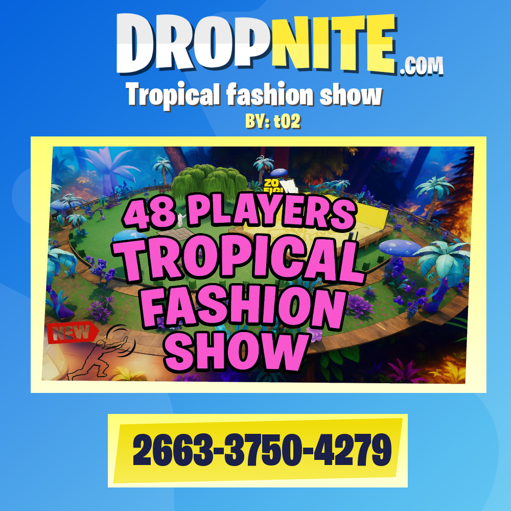 Tropical fashion show