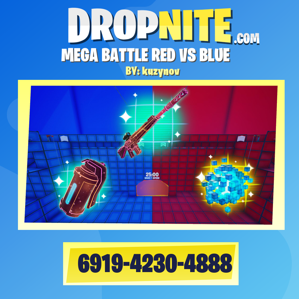 MEGA BATTLE RED VS BLUE