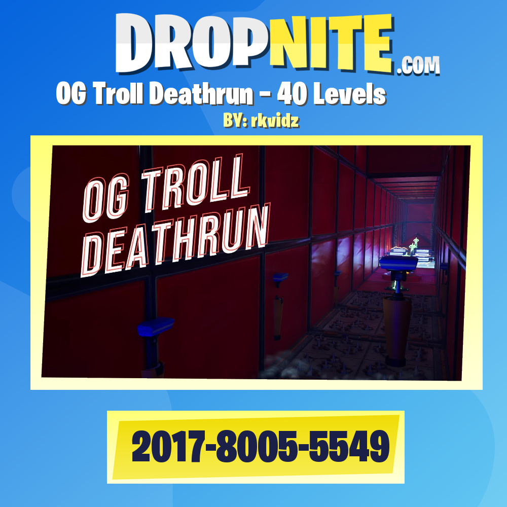 OG Troll Deathrun — 40 Levels