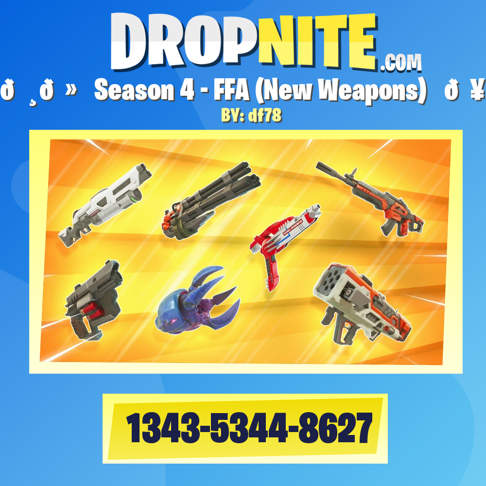 🦸🏻‍♂️Season 4 - FFA (New Weapons)❤️‍🔥