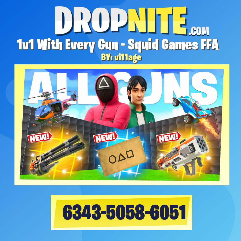 1v1 With Every Gun - Squid Games FFA