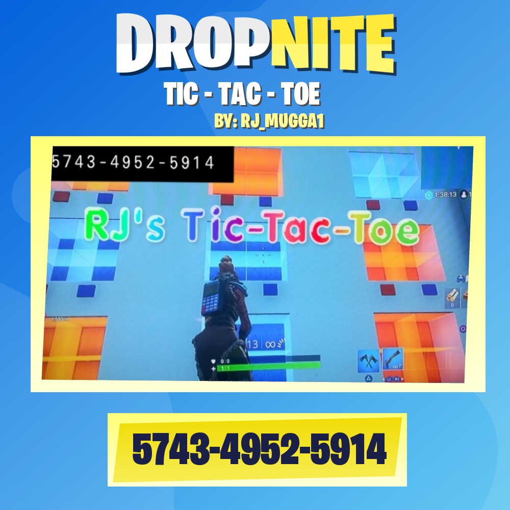 TIC TAC TOE (JOGO DA VELHA) [ freittax ] – Fortnite Creative Map Code