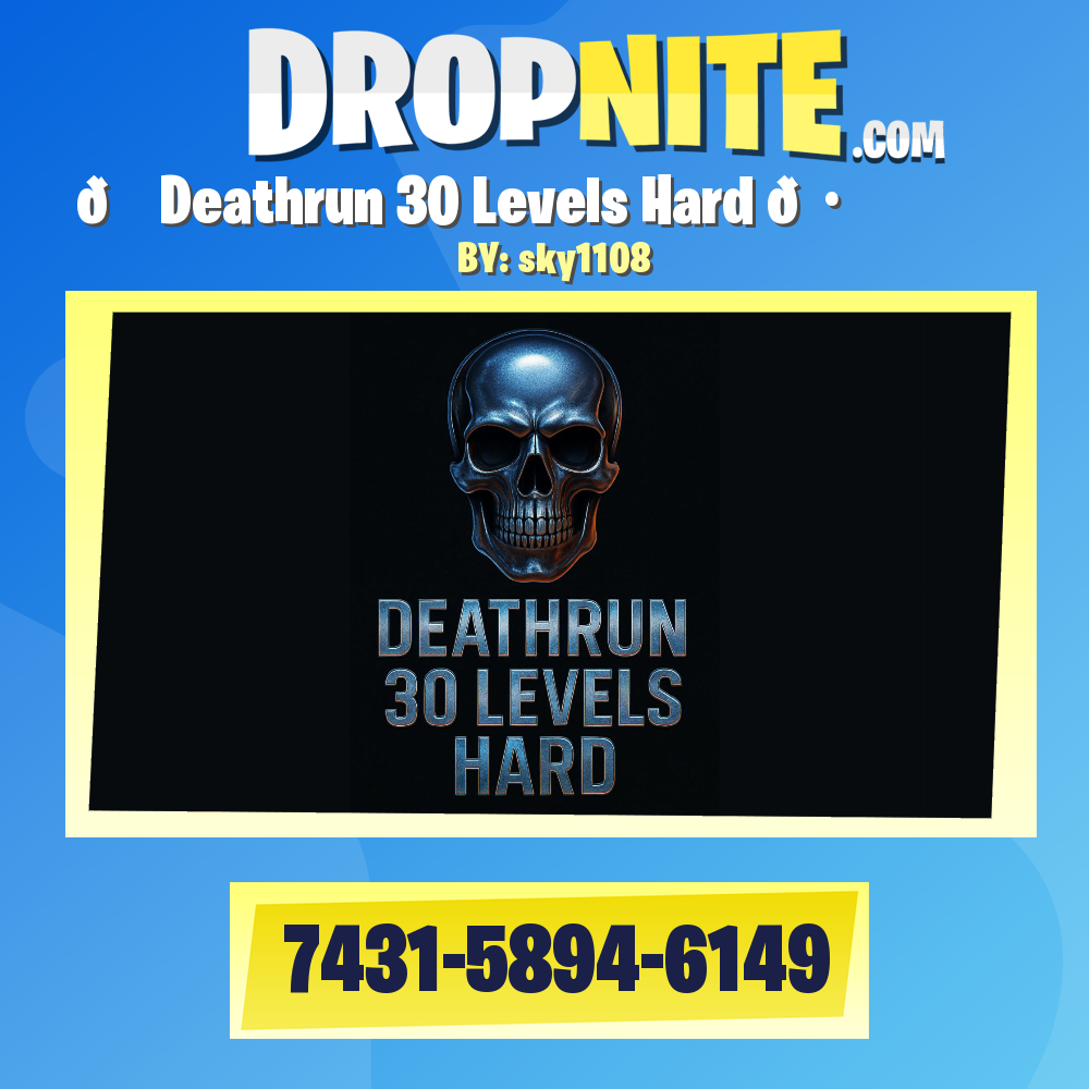 💀 Deathrun 30 Levels Hard 🕷️
