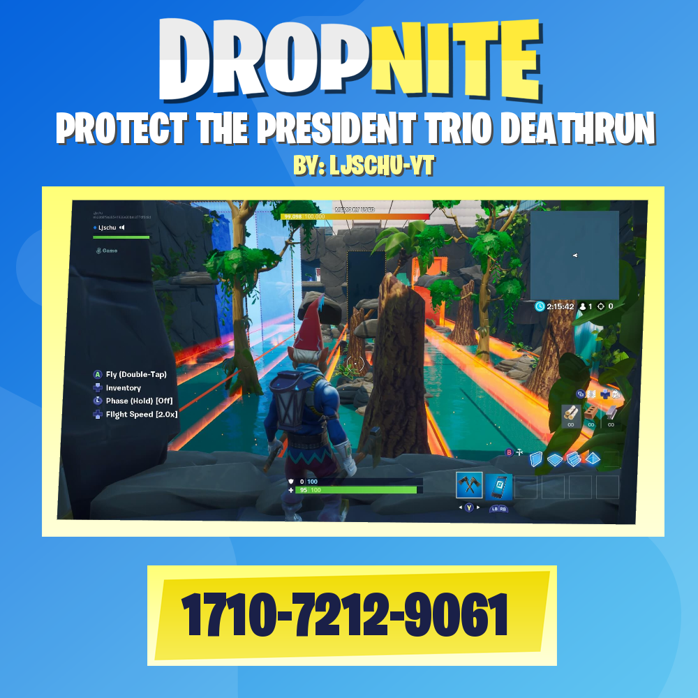 THE FLYING DEATHRUN - Fortnite Creative Map Code - Dropnite