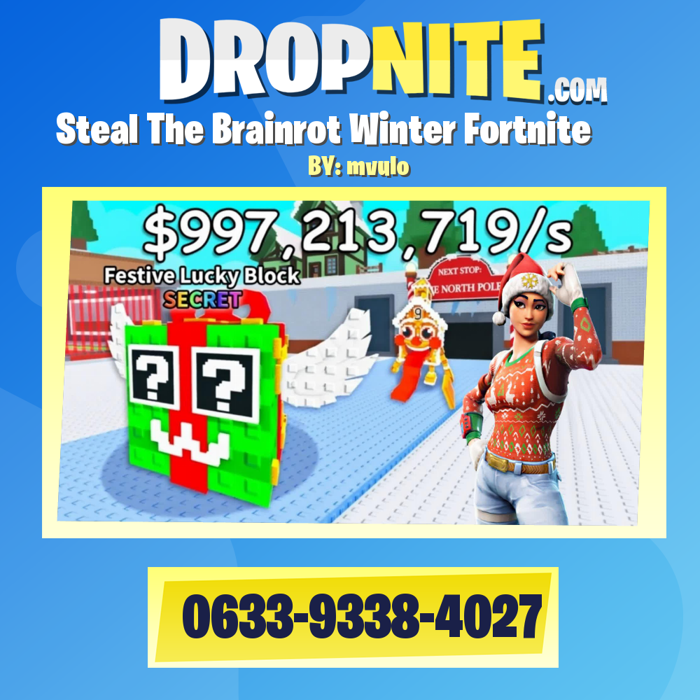 Steal The Brainrot Winter Fortnite