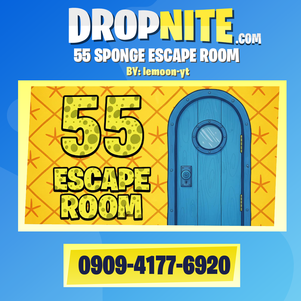 55 SPONGE ESCAPE ROOM