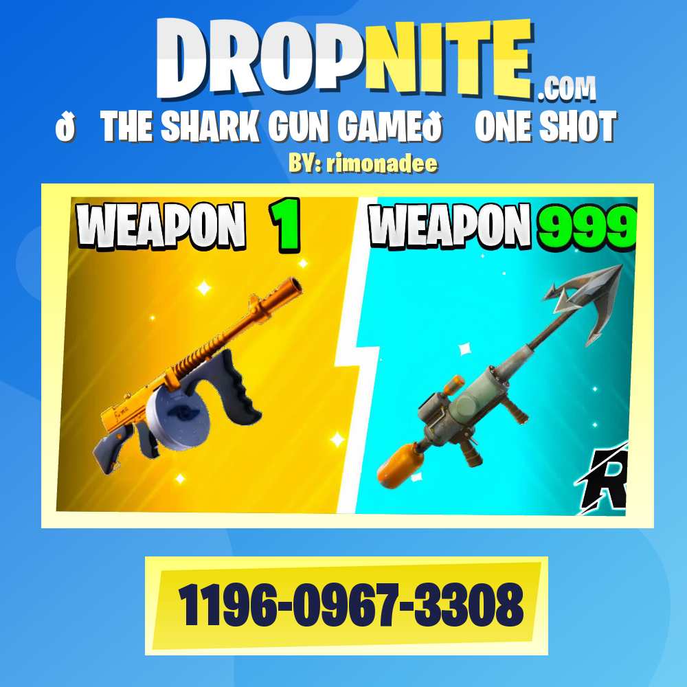 🦈THE SHARK GUN GAME🦈 ONE SHOT