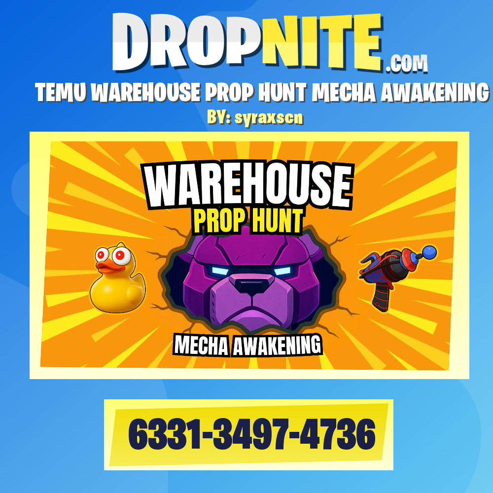 TEMU WAREHOUSE PROP HUNT MECHA AWAKENING