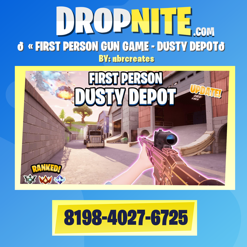 🔫 FIRST PERSON GUN GAME - DUSTY DEPOT📦