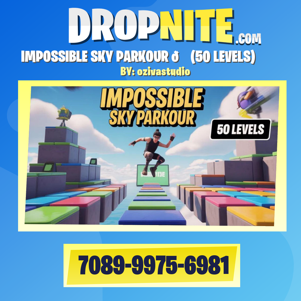 IMPOSSIBLE SKY PARKOUR 🌈 (50 LEVELS)