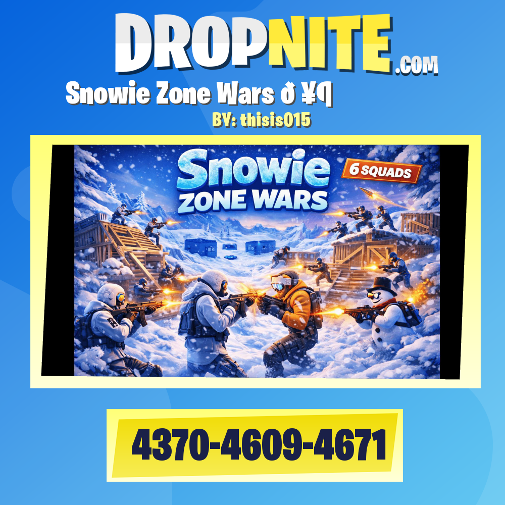 Snowie Zone Wars 🥶☃️❄️