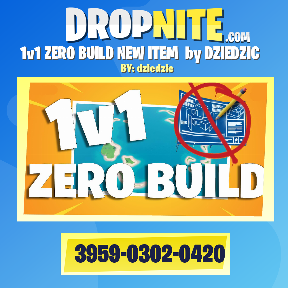 1v1 ZERO BUILD NEW ITEM  by DZIEDZIC