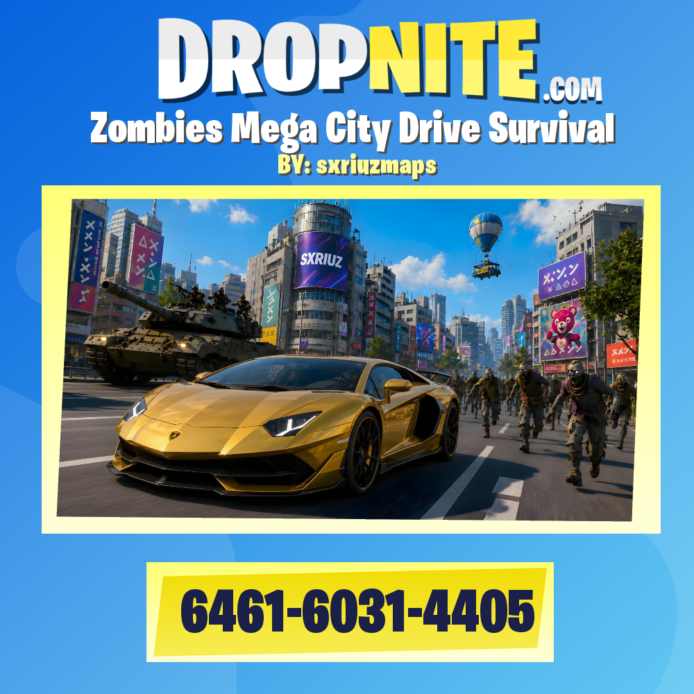 Zombies Mega City Drive Survival