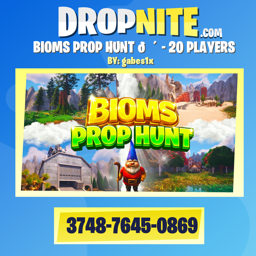 BIOMS PROP HUNT 🌴 - 20 PLAYERS