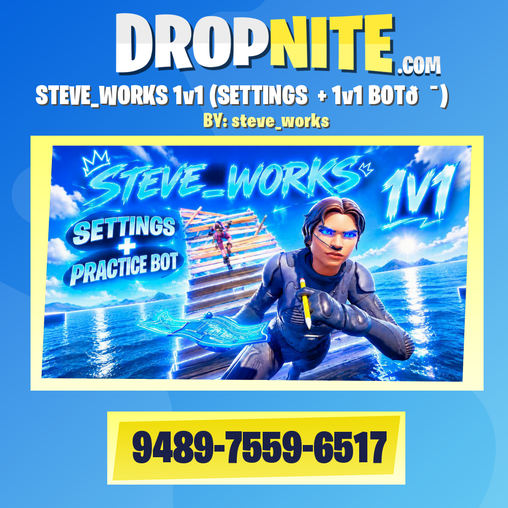 STEVE_WORKS 1v1 (SETTINGS⚙️+ 1v1 BOT🎯)