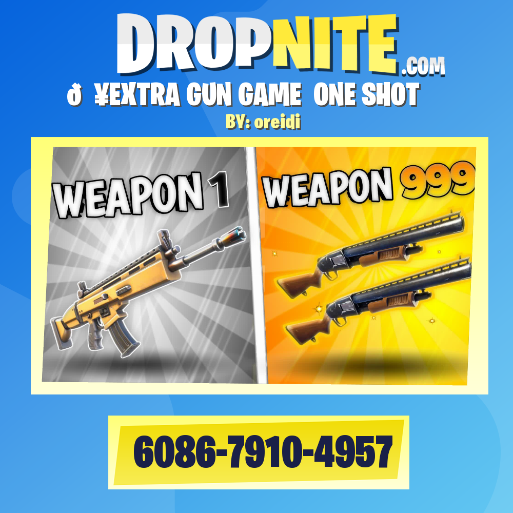 💥EXTRA GUN GAME⭐️ONE SHOT