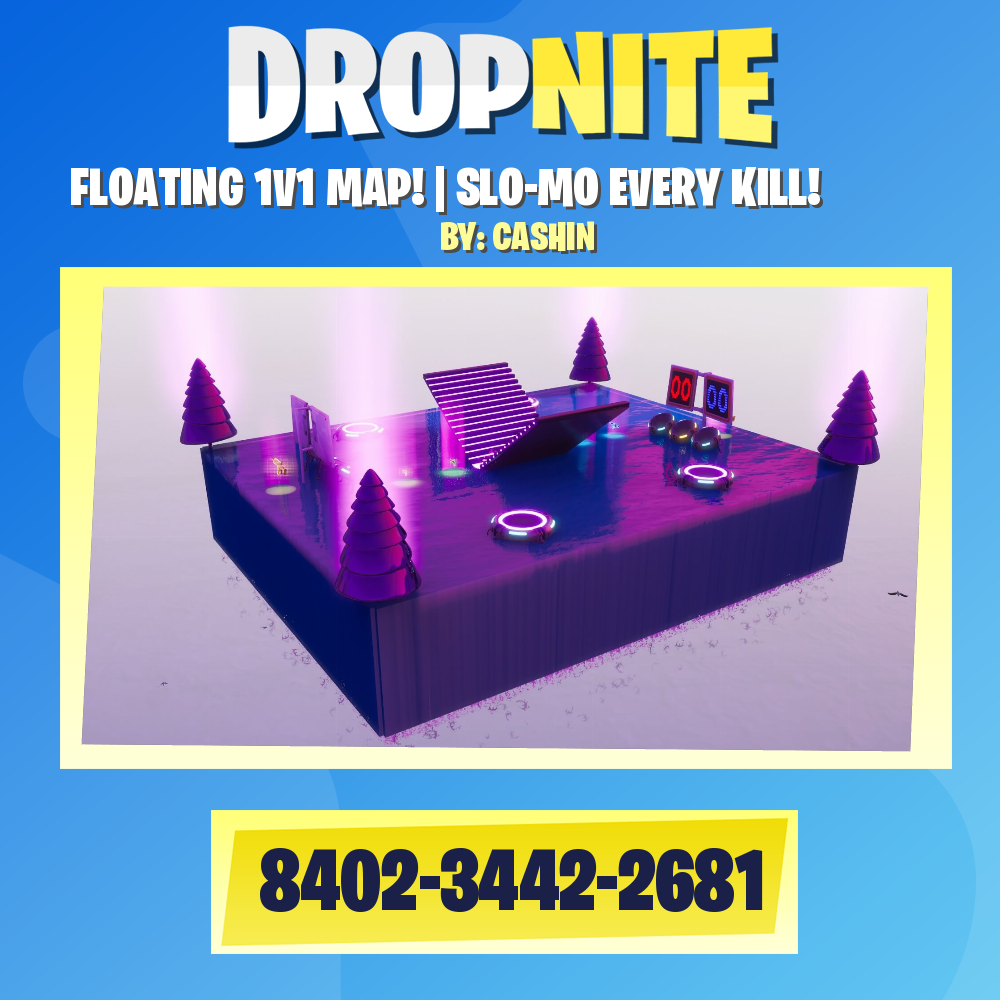 FLOATING 1V1 MAP! | SLO-MO EVERY KILL!