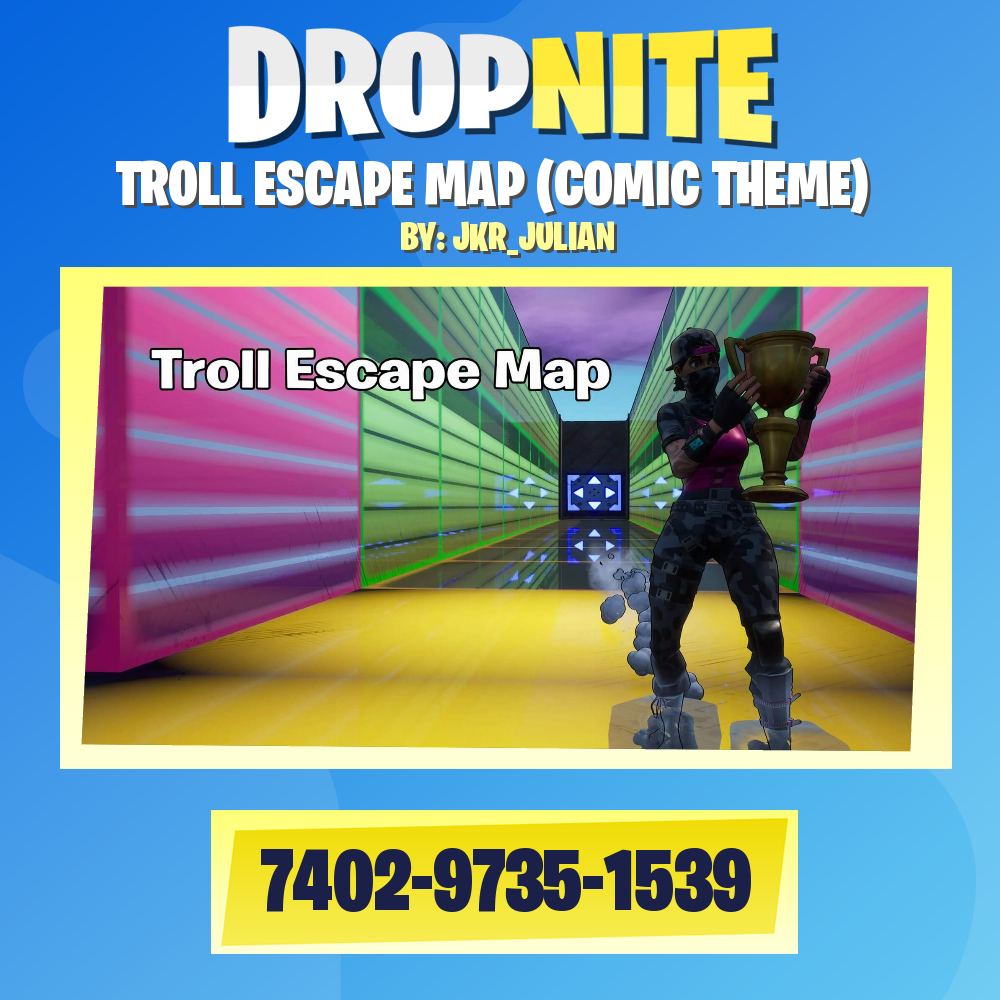TROLL ESCAPE MAP (COMIC THEME)