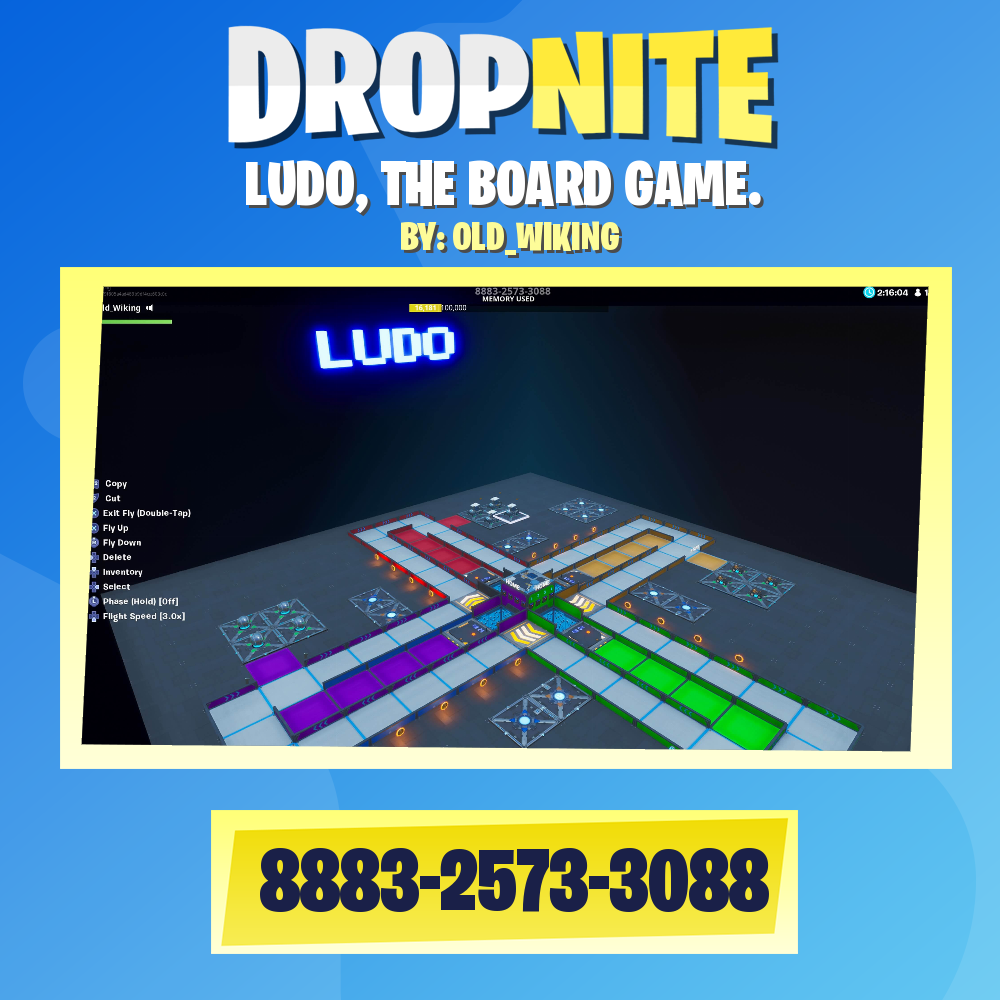 LUDO, THE BOARD GAME.