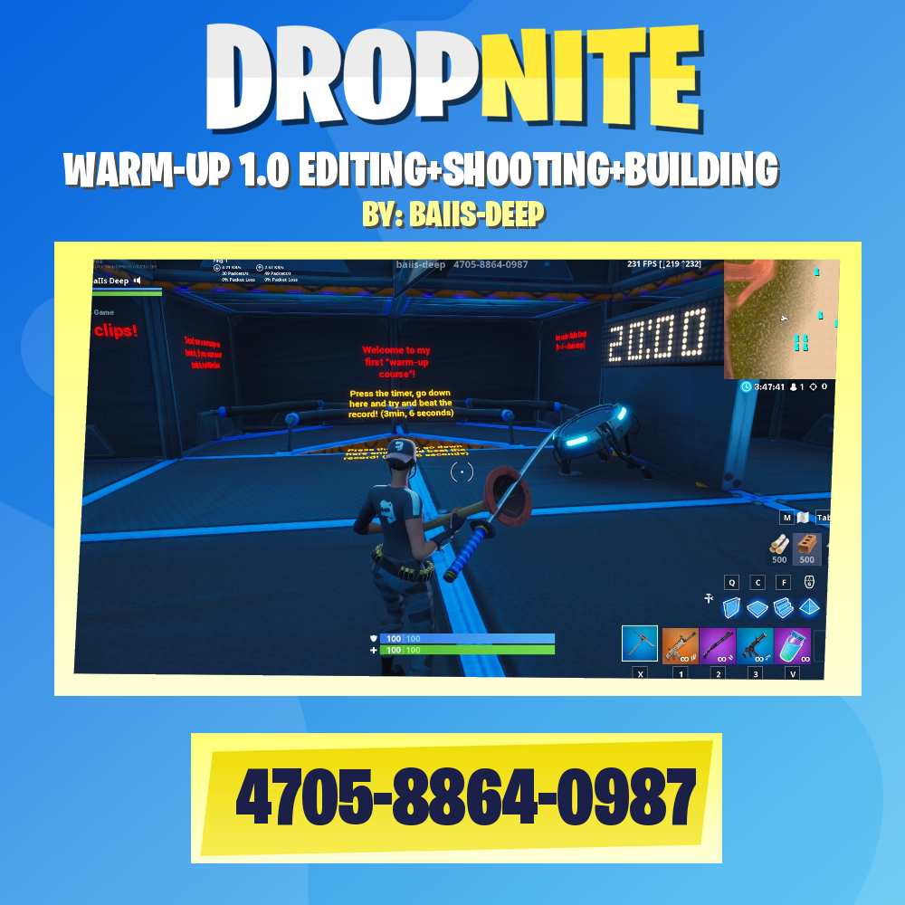 WARM-UP 1.0 EDITING+SHOOTING+BUILDING