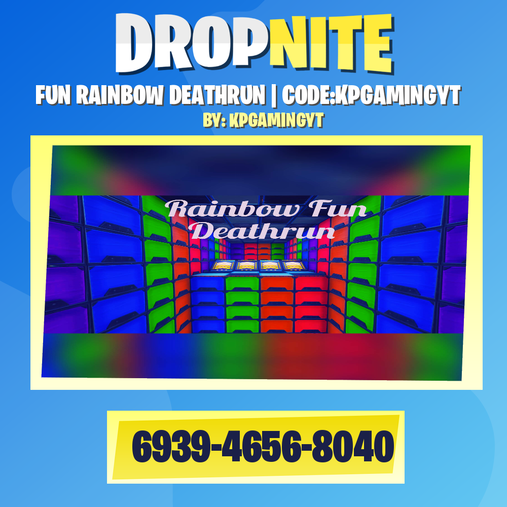 FUN RAINBOW DEATHRUN | CODE:KPGAMINGYT